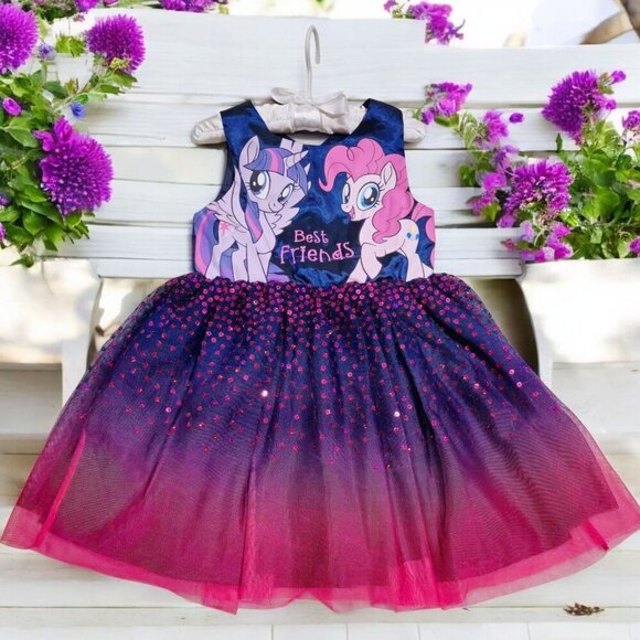 My Little Pony Dress 2–4Y – Sequin Sparkle Ombre Tulle Skirt by H&M | EUC - Picture 2 of 9